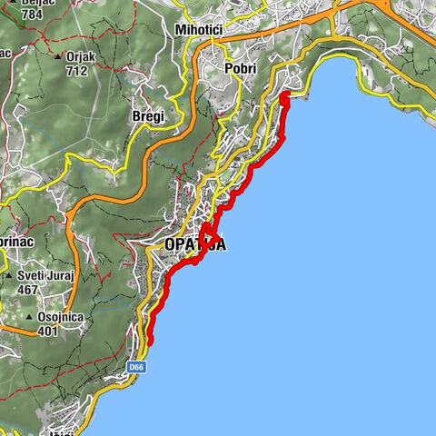 Grad Opatija - Opatija - crkva svetog Jakova - Taxi boat