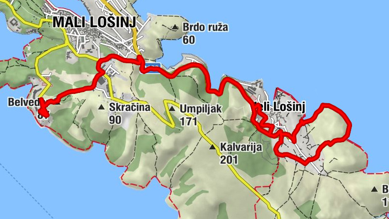 Belveder - Sv. Marije (Gospe od anđela) - Sveti Josip - Sveti Petar