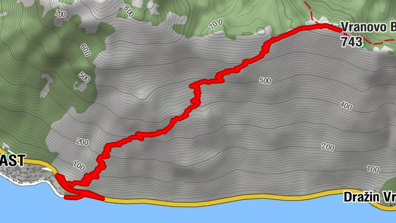 Opština Kotor - Perast - Vranovo Brdo