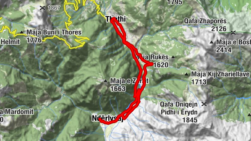 Thethi - Shpella Garden - Bar restorant Preka - Bujtina & Ferma "Ded Nika"