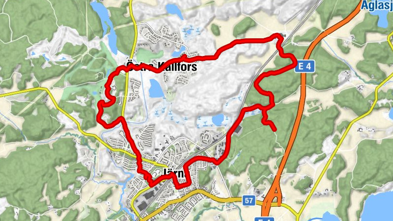Södertälje kommun - Östra Kallfors - Gerstaberg - Domherren