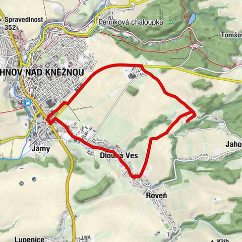 Rychnov nad Kněžnou - Končiny - Dlouhá Ves