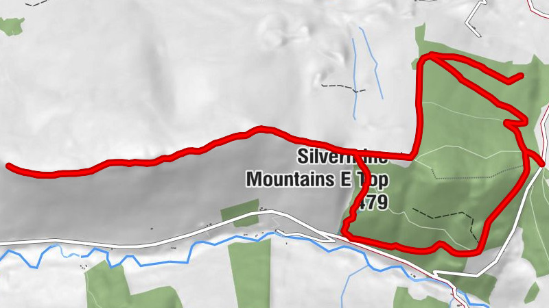 Garryard West - Silvermine Mountains W Top - Silvermine Mountains E Top - Gortshaneroe
