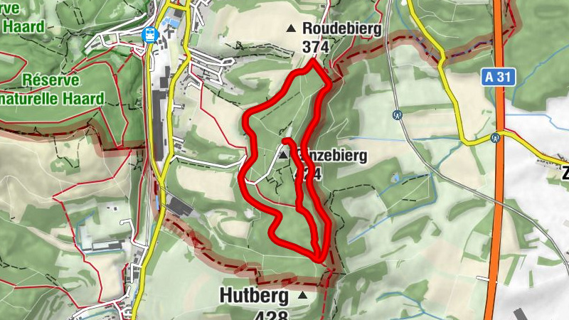 Dudelange - Ginzebierg