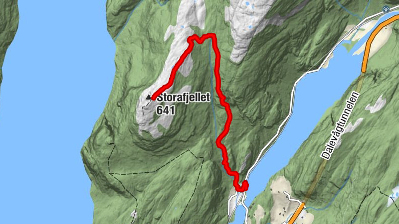 Vaksdal - Storafjellet