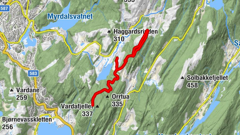 Fana - Orrtudalen
