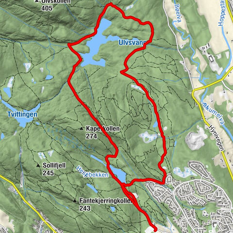 Skien - Glasergruva - Breigangen