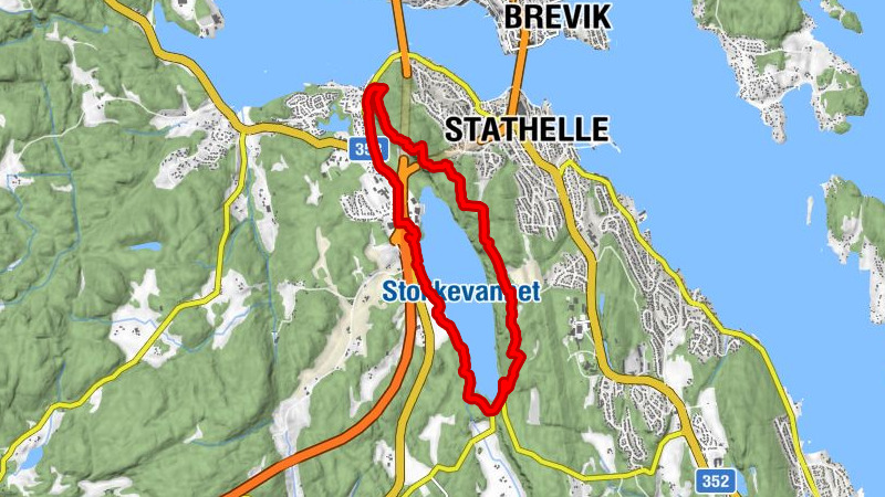 Bamble - Stokke - Tangvallkleivene - Stathelle
