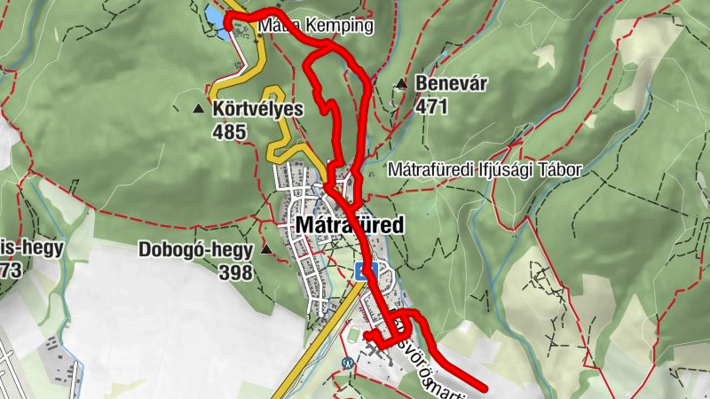 Gyöngyös - Keresztelő Szent János templom - Sástó Étterem - Máriácska (kegyhely)