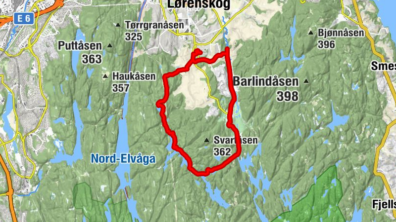 Finstad - Lørenskog - Lia - Losby