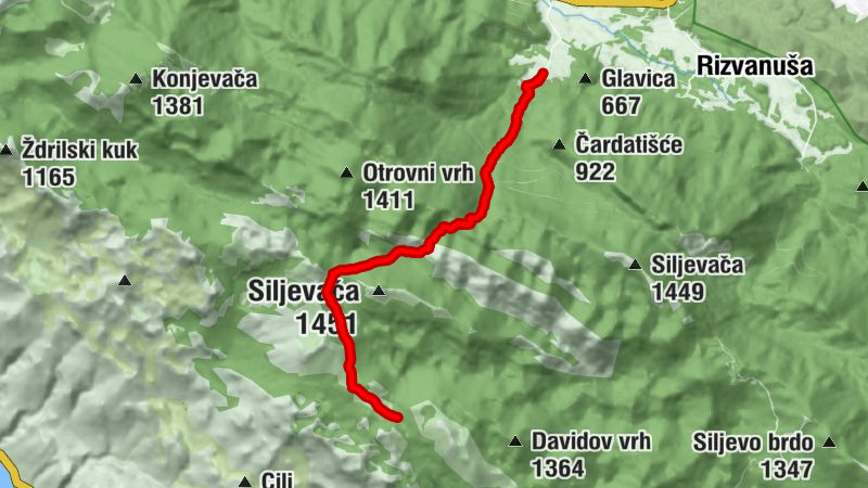Staro Selo - Katina jama - Šugarska Duliba