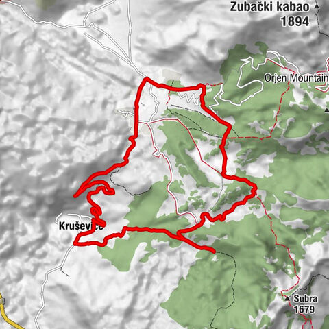 Kruševice - Vučji Do - Prodoli - Konac
