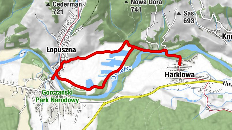 Kościół pw. Świętej Trójcy i Świętego Antoniego Opata - Łopuszna - Folwarek - Kościół pw. Narodzenia Najświętszej Marii Panny