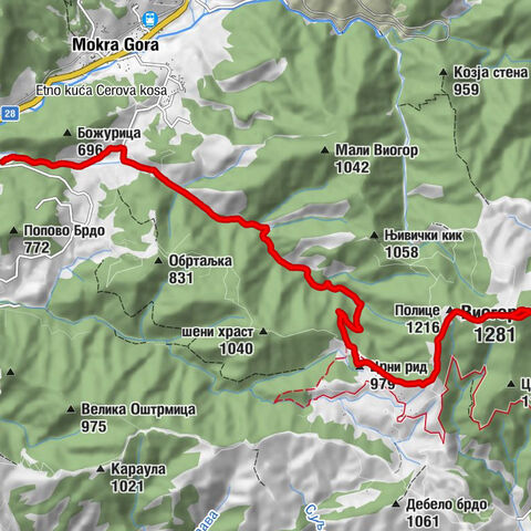 Месна заједница Мокра Гора - Црни рид - Полице - Виогор