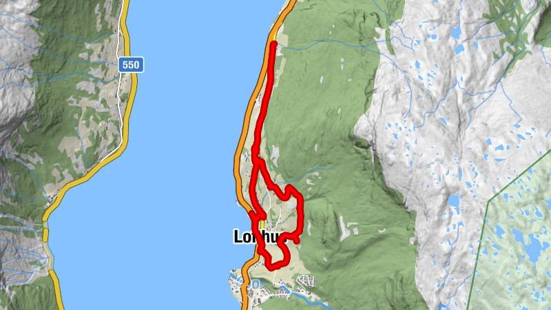 Lofthus - Eidnes - Helleland - Ernes