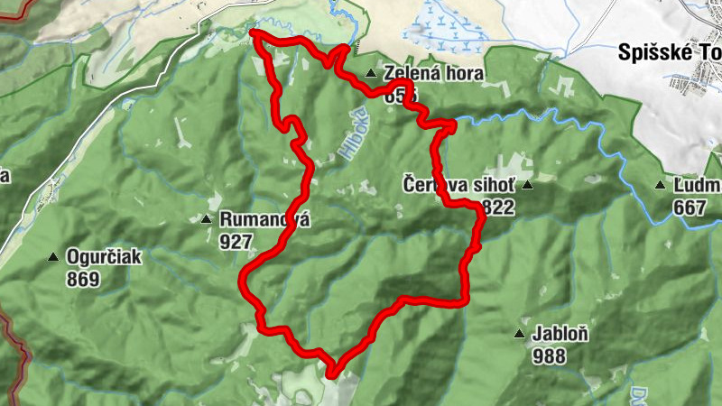 Reštaurácia Rumanka - Ranč Podlesok - Mníchova diera - Žliabky
