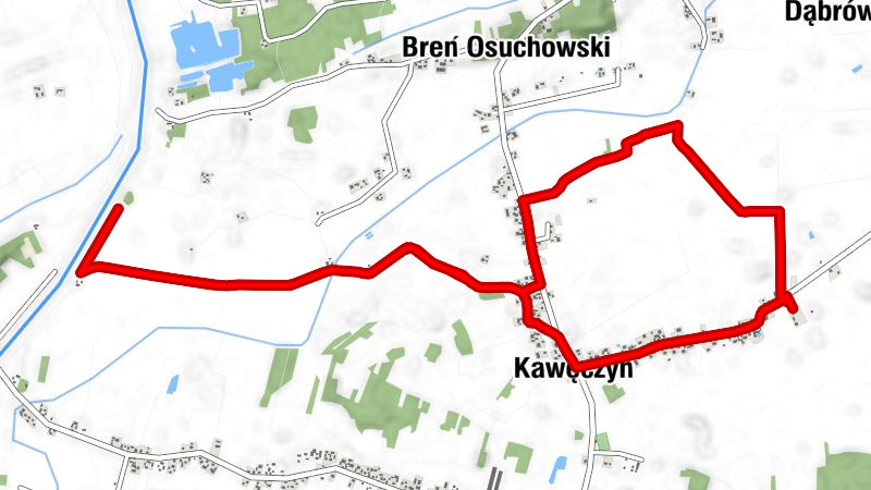 Breń Osuchowski - Grądek - Podmieście - Kawęczyn