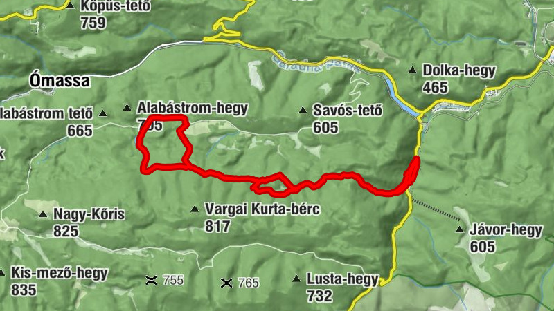 Vesszős-alji-zsomboly - Borókás-tebri 1. sz. víznyelőbarlang - Borókás-tebri 4. sz. víznyelőbarlang - Fenyves-réti 1. sz. víznyelőbarlang