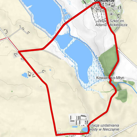 Objezierze - Nieczajna - Kowalewko-Młyn