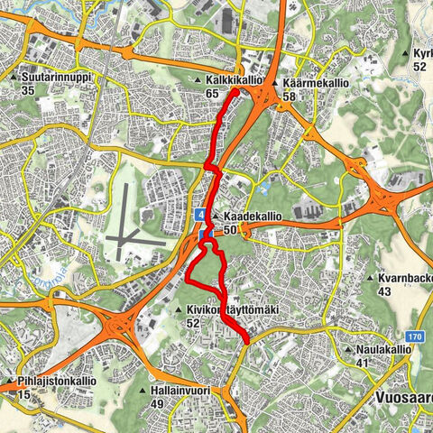 Kontulan Metrokappeli - Heikinlaakso - Vantaa - Kontula