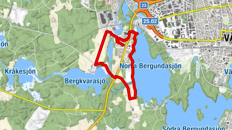 Växjö kommun - Bergunda kyrka - Bredvik - Bredviks Naturlekplats