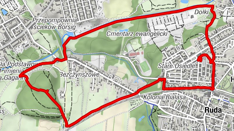 Ruda - Adria - Zabrze - Śródmieście