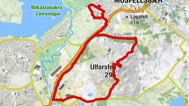 Hlíðar - Mosfellsbær - Úlfarsfell - Holt
