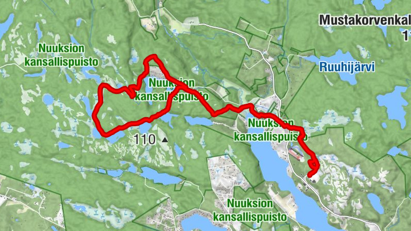 Solvalla - Nuuksio - Nuuksionpää