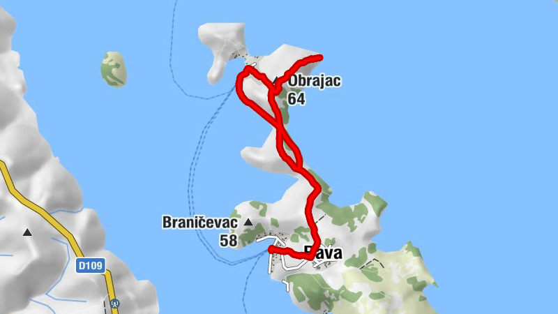 Rava - Vela Rava - Obrajac