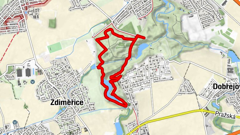 Průhonice - Habrová stráň