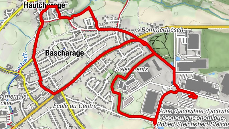 Bascharage - Béierhaascht - Saint-Denis - Hautcharage