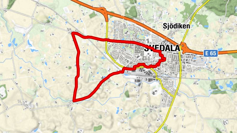 Svedala - Krågeholm - Lilla Svedala - Hyltarp