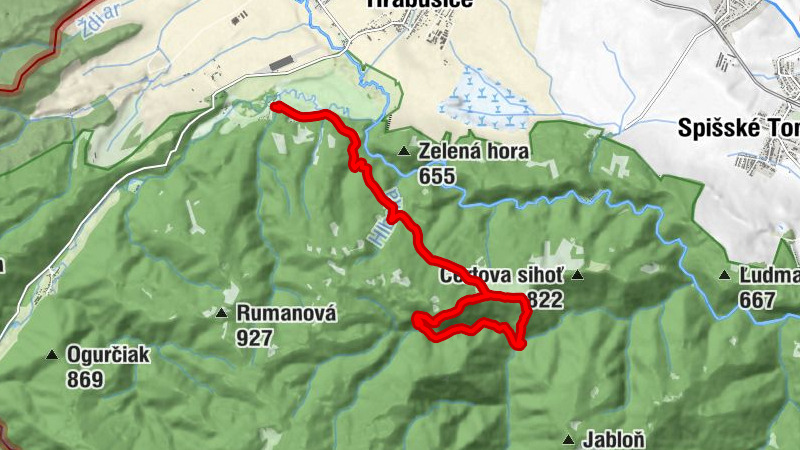 Reštaurácia Rumanka - Ranč Podlesok - Jaskyňa pod ľadopádom - Barikádový vodopád
