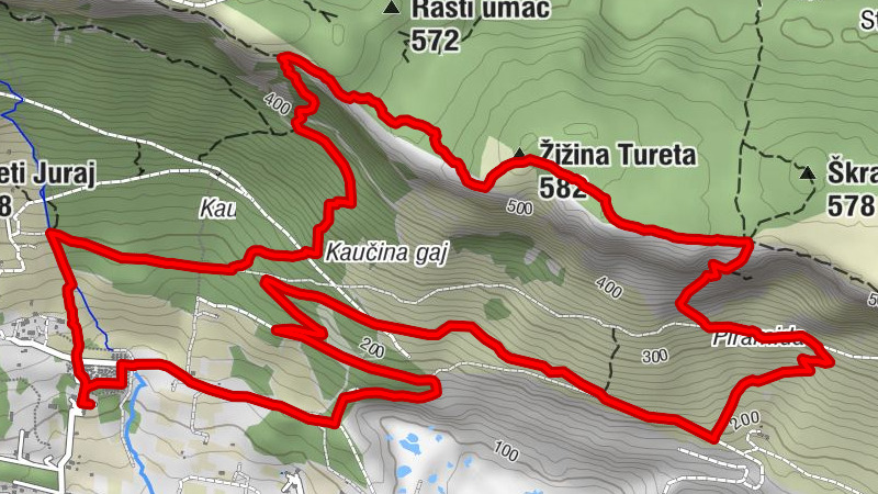 Blaca - Žižina Tureta - Crljena greda - Mjesni odbor Rupotina