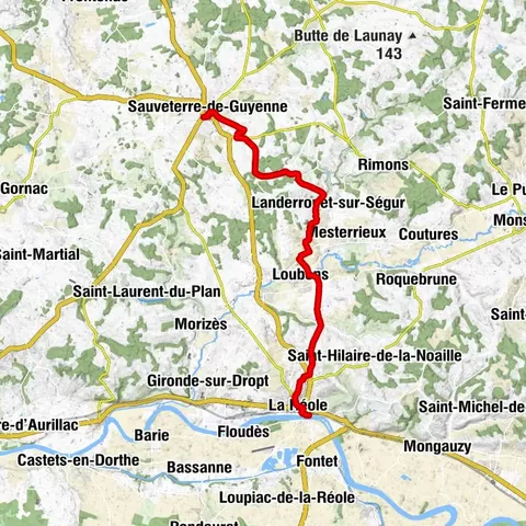 Tour de Gironde à vélo : étape 3 - Sauveterre-de-Guyenne / La Réole