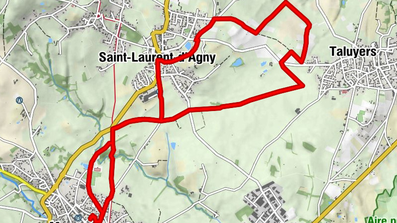 Circuit VTT 151 - Petit tour sur le plateau