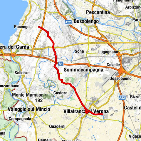 Von Colà di Lazise nach Povegliano Veronese #LL2ROM_E054