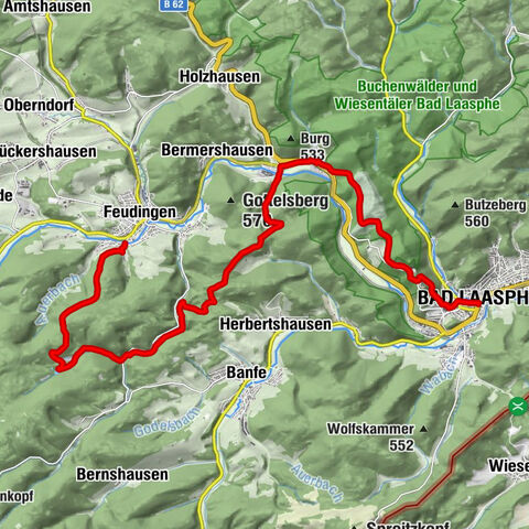 Sentier de la Lahn étape 02 Feudingen – Bad Laasphe