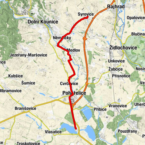 Bernsteinweg - Etappe 5: Pohrlitz - Serowitz