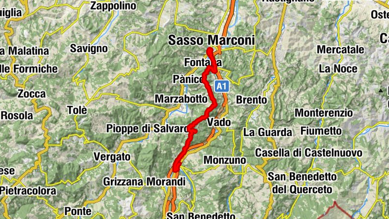 Von Sasso Marconi nach Rioveggio #LL2ROM_E063