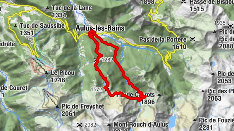 Parcours E - Cascade d'Ars