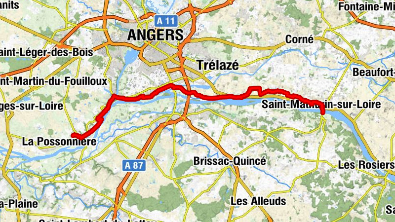 La Loire à Vélo - de Loire-Authion à Savennières