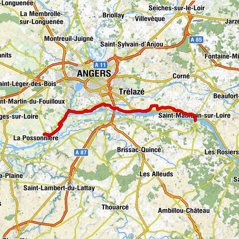 La Loire à Vélo - de Loire-Authion à Savennières