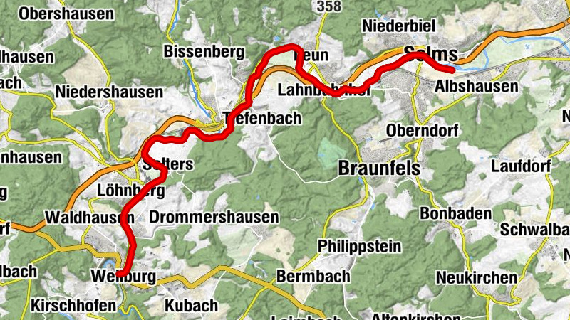 Balade en canoë sur la Lahn de Solms-Oberbiel à Weilburg