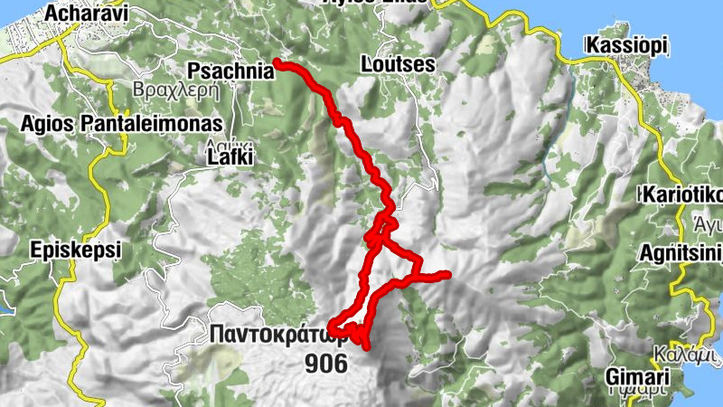 Pantokrator Corfu Trail