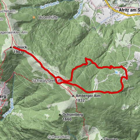 Chemin panoramique Schwarzsee - Palnock