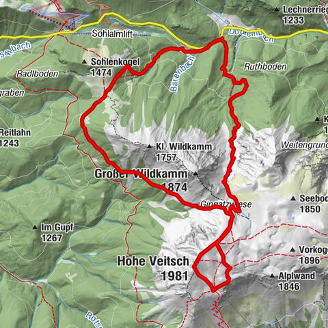 Niederalpl - Hohe Veitsch Rundwanderung