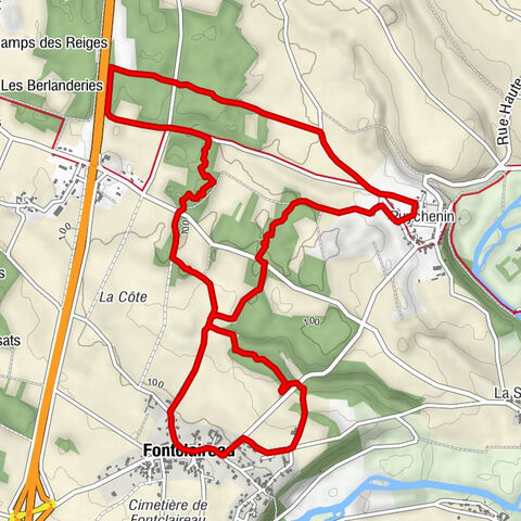 Rando Fontclaireau 2025 8 kms