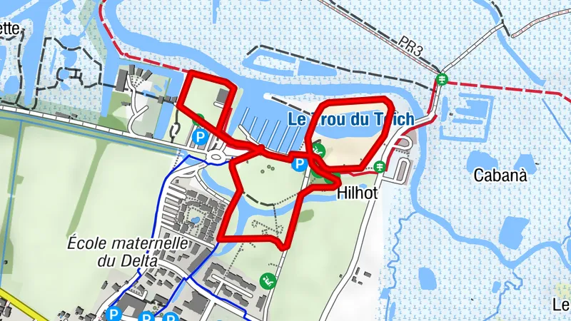 Balade à roulettes : Le port du Teich