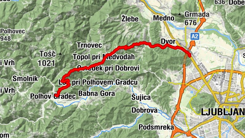 SLOWENIEN ENTGEGEN 10_Polhov Gradec - Ljubljana